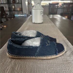 Coach Blue Espadrilles (sold on Depop)